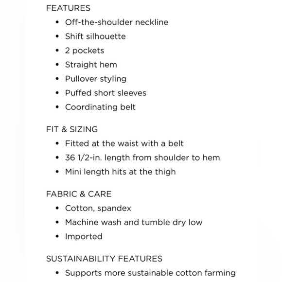 Nine West Off Shoulder Short Puff Sleeve Belted Tropical Floral Print Dress M - Picture 11 of 12